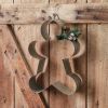 Gingerbread Cookie Cutter Wall Sign