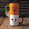 Set of Two Halloween Ceramic Mugs