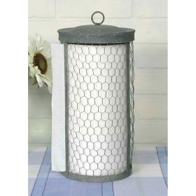 Chicken Wire Paper Towel Holder