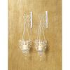 Radiant Crystal Pendant Wall Sconce Set - Elegant Lighting Duo