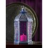 Mystical Amethyst Crystal Candle Lamp for Enchanting Home Decor